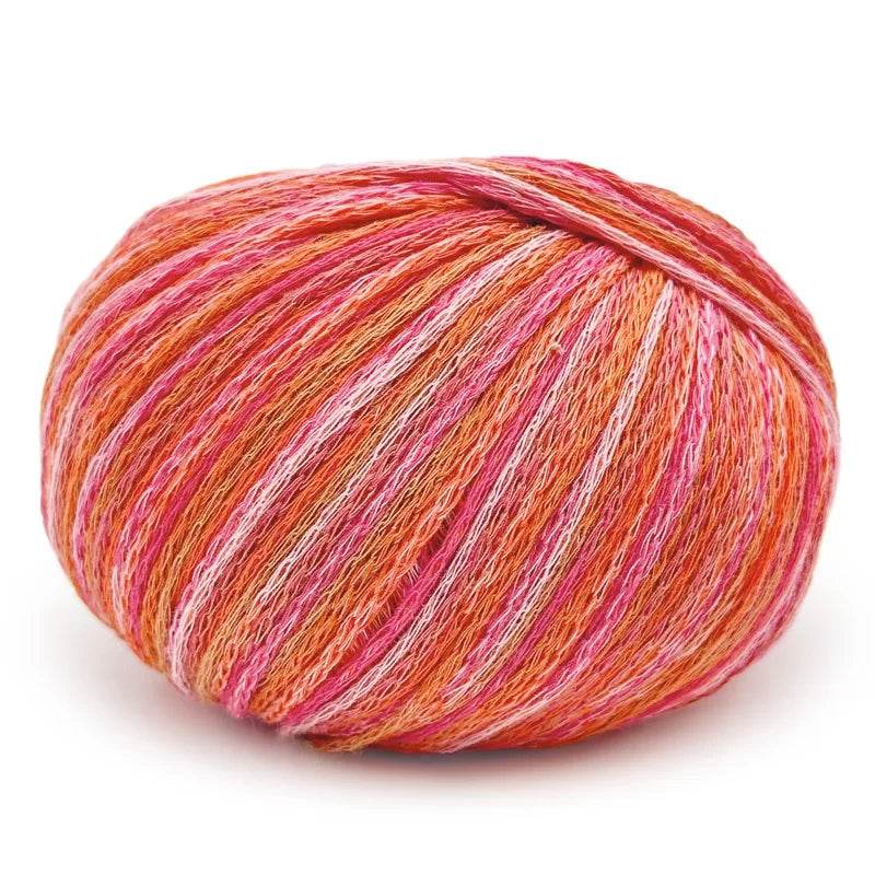 Cotone GAUDI - MONDIAL - 654 - POMODORO/CACAO/FUXIA/ROSA - LacariaRicami.Store