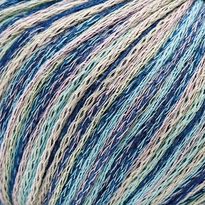 Cotone GAUDI - MONDIAL - 658 - BLU/AZZURRO/VERDINO/GLICINE - LacariaRicami.Store