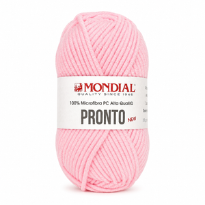 Lana PRONTO NEW - MONDIAL - Colore: 685 - ROSA CONFETTO - by LacariaRicami.Store