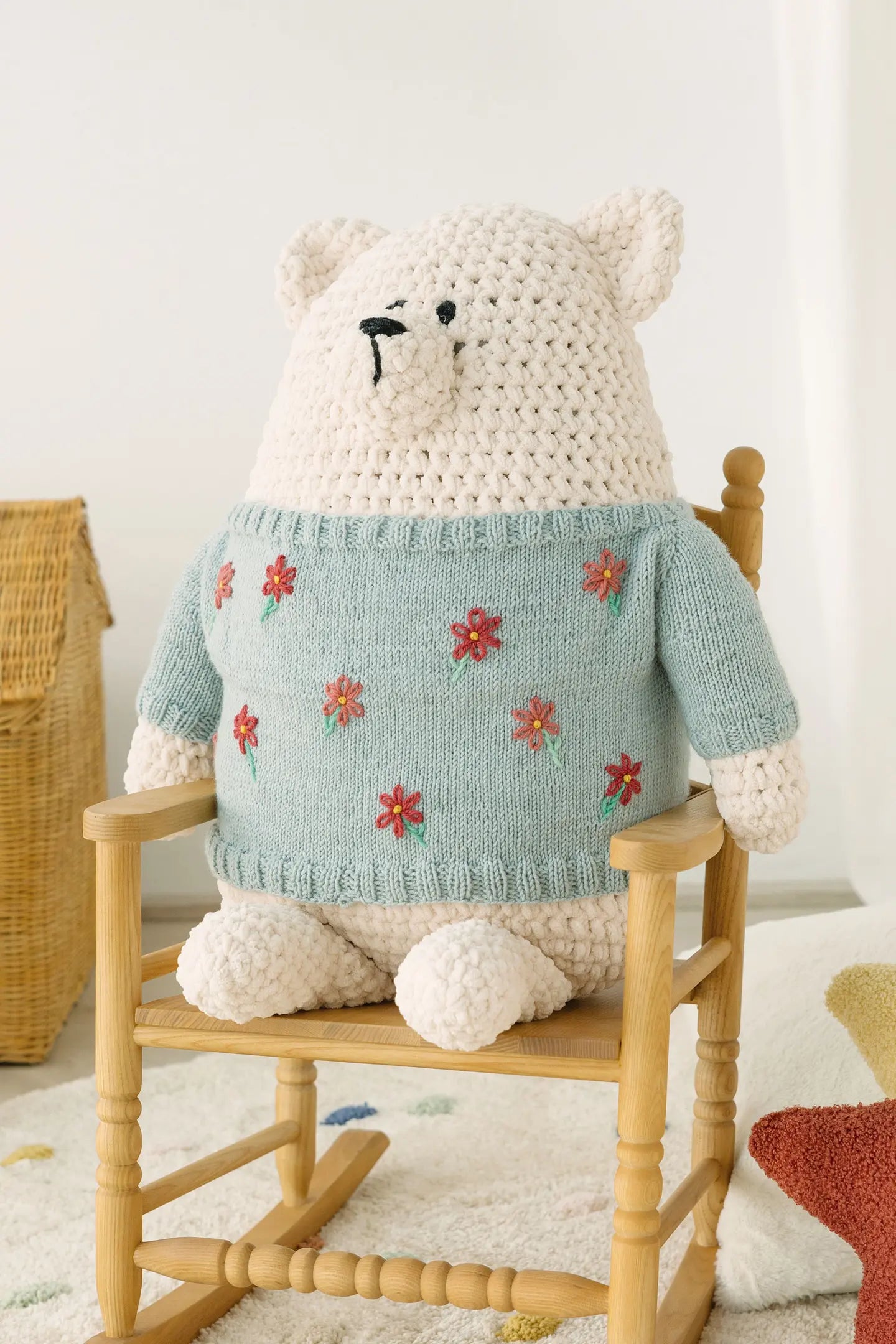 Book - 6 coperte ai ferri & 1 maxi amigurumi – Modelli in Doudou - DMC