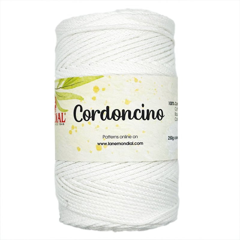 Cordino CORDONCINO - MONDIAL - Colore: 710 - BIANCO CANDIDO - by LacariaRicami.Store