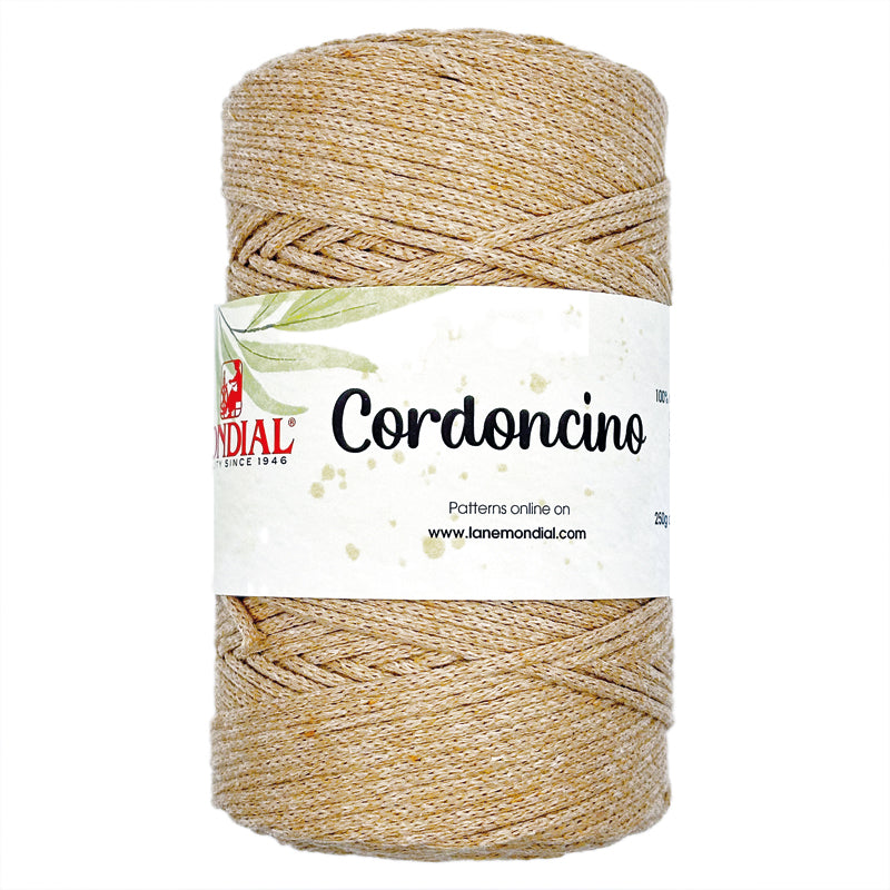 Cordino CORDONCINO - MONDIAL - Colore: 711 - NOCCIOLA - by LacariaRicami.Store