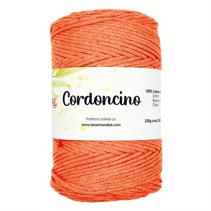 Cordino CORDONCINO - MONDIAL - Colore: 713 - ARANCIO - by LacariaRicami.Store