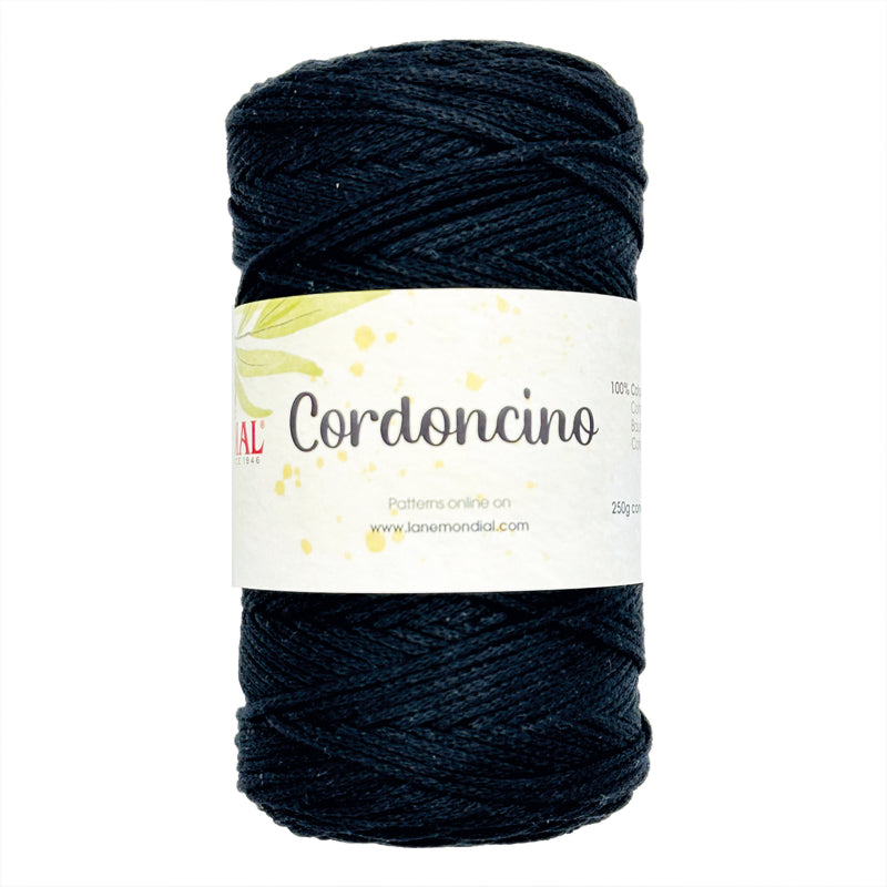 Cordino CORDONCINO - MONDIAL - Colore: 723 - NERO - by LacariaRicami.Store