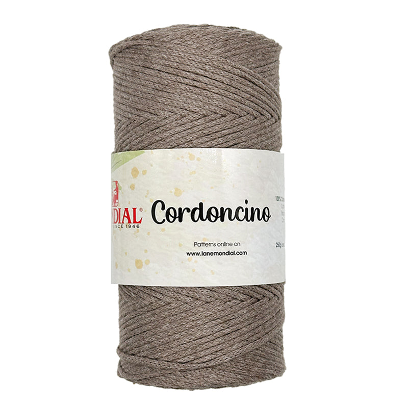 Cordino CORDONCINO - MONDIAL - Colore: 725 - CAFFÉ - by LacariaRicami.Store