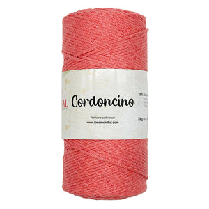 Cordino CORDONCINO - MONDIAL - Colore: 726 - CORALLO - by LacariaRicami.Store