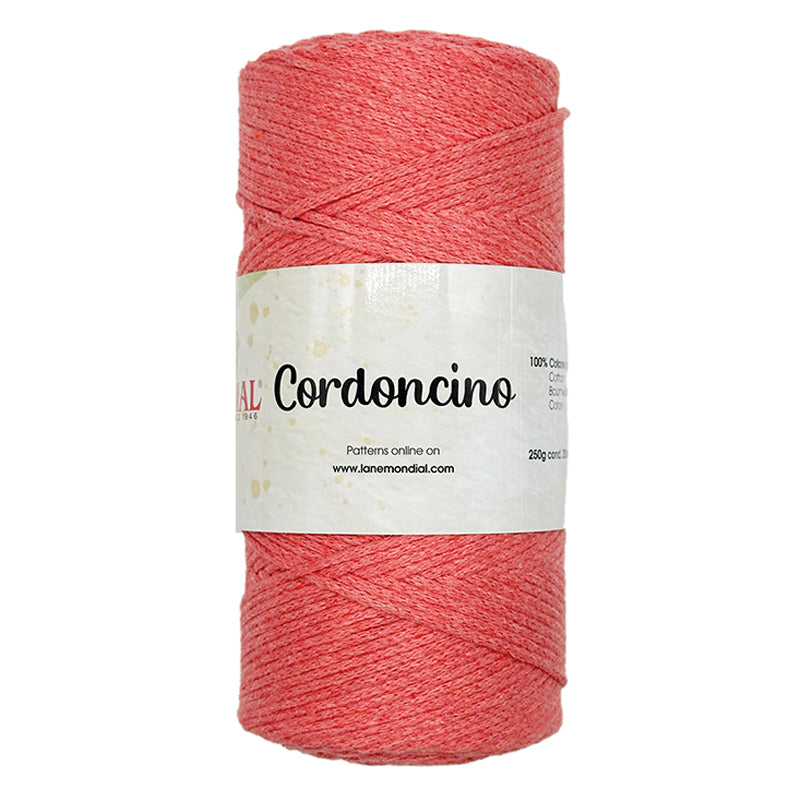 Cordino CORDONCINO - MONDIAL - Colore: 726 - CORALLO - by LacariaRicami.Store