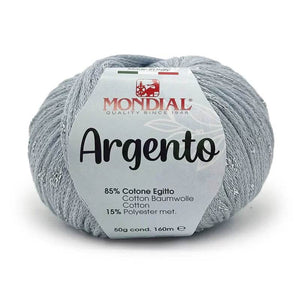 Cotone ARGENTO - MONDIAL - 761 - AZZURRO NUVOLA - LacariaRicami.Store