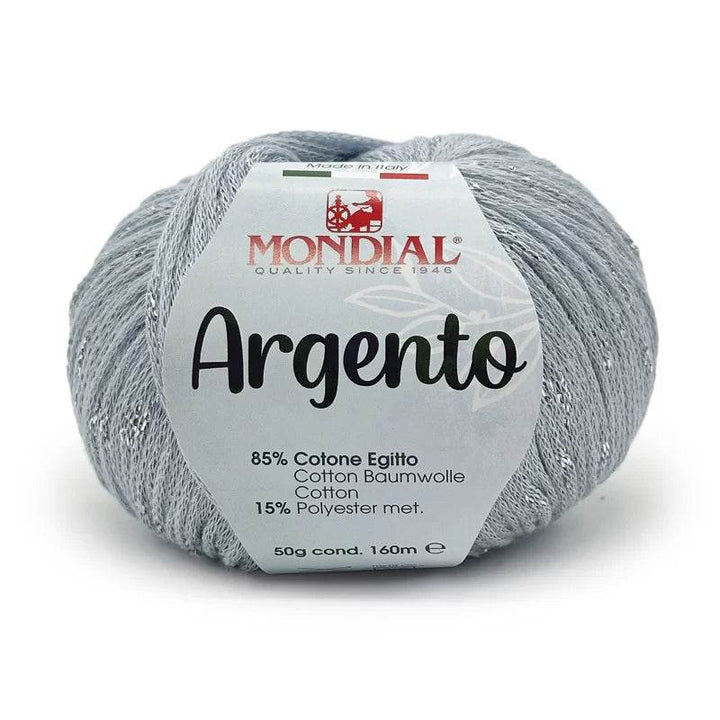 Cotone ARGENTO - MONDIAL - - LacariaRicami.Store