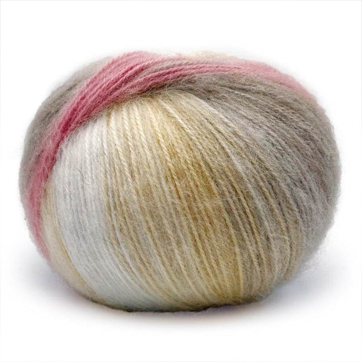 Lana BEN FATTO - MONDIAL - LacariaRicami.Store - 772 - PANNA/BEIGE/ROSA