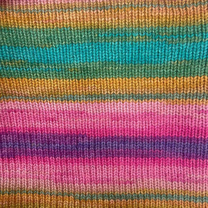 Lana BEN FATTO - MONDIAL - LacariaRicami.Store - 775 - SENAPE/ROSA/AZZURRO/VERDE