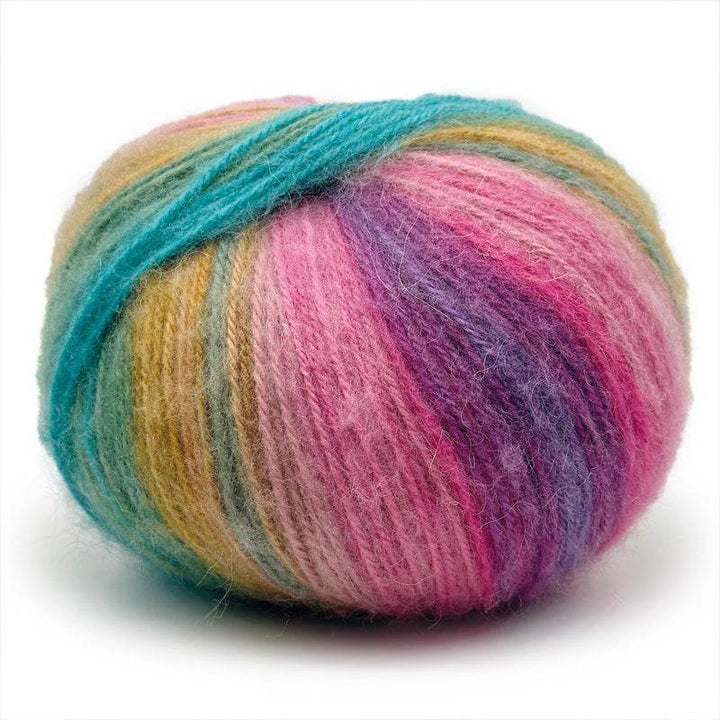 Lana BEN FATTO - MONDIAL - LacariaRicami.Store - 775 - SENAPE/ROSA/AZZURRO/VERDE