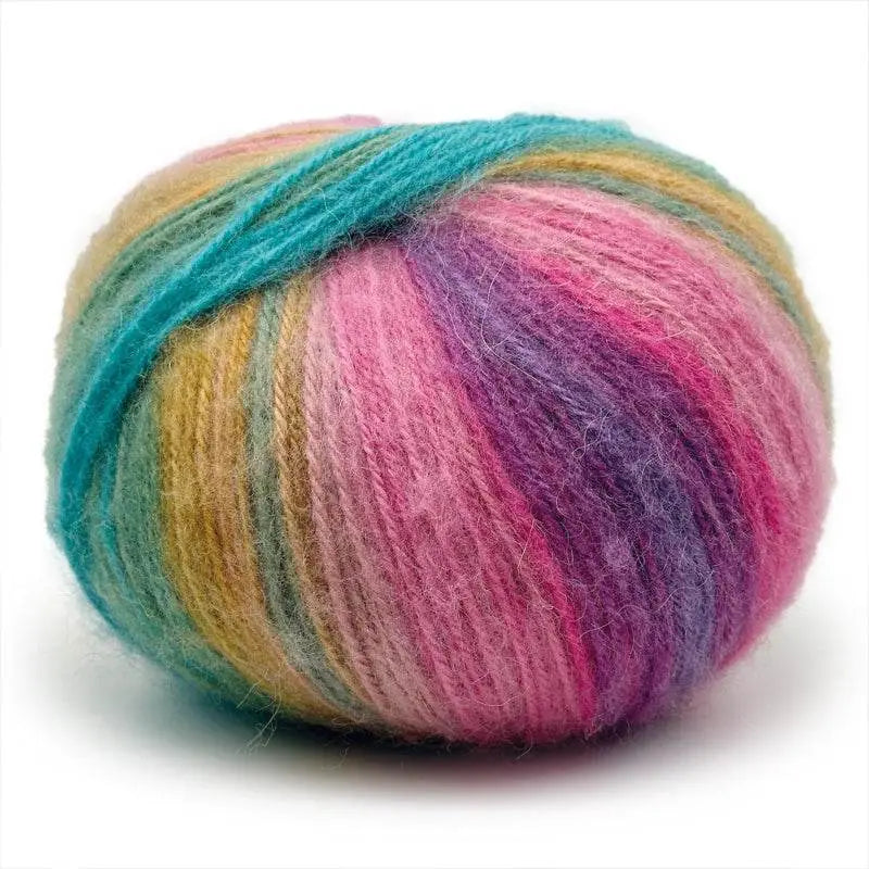 Lana BEN FATTO - MONDIAL - LacariaRicami.Store - 775 - SENAPE/ROSA/AZZURRO/VERDE