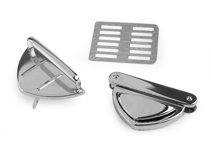 CHIUSURA a pulsante per BORSA - 35 x 52 mm - - LacariaRicami.Store