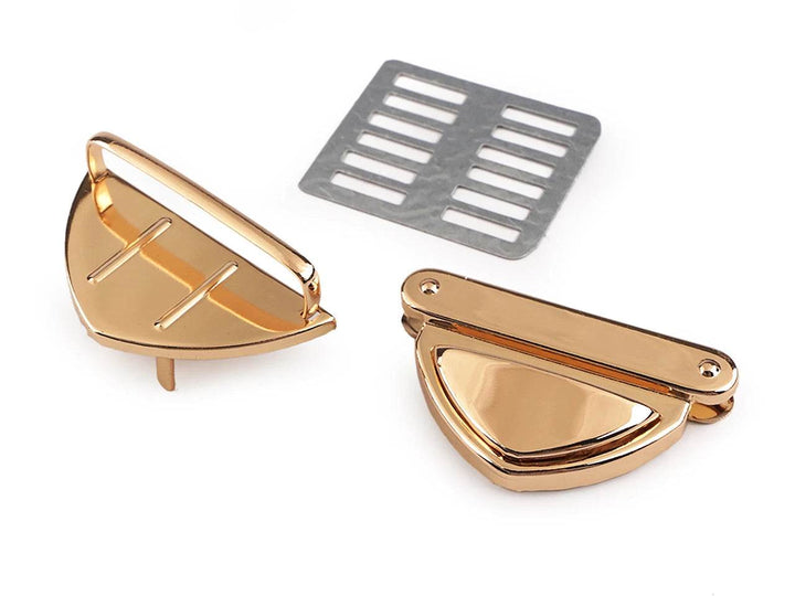 CHIUSURA a pulsante per BORSA - 35 x 52 mm - - LacariaRicami.Store