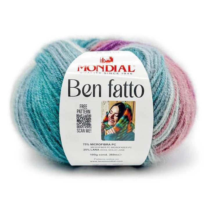 Lana BEN FATTO - MONDIAL - LacariaRicami.Store - 781 - VINACCIA/VERDE