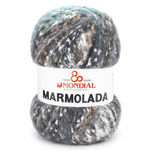 Lana MARMOLADA - MONDIAL - Colore: 788 - GRIGIO VERDONE ANTRACITE - by LacariaRicami.Store