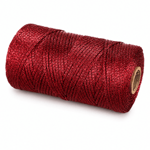Cordino Thai Metal Lurex - Colore: ROSSO - by LacariaRicami.Store