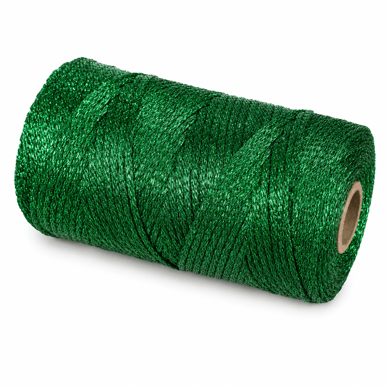 Cordino Thai Metal Lurex - Colore: VERDE FORESTA - by LacariaRicami.Store