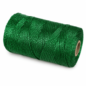 Cordino Thai Metal Lurex - Colore: VERDE FORESTA - by LacariaRicami.Store