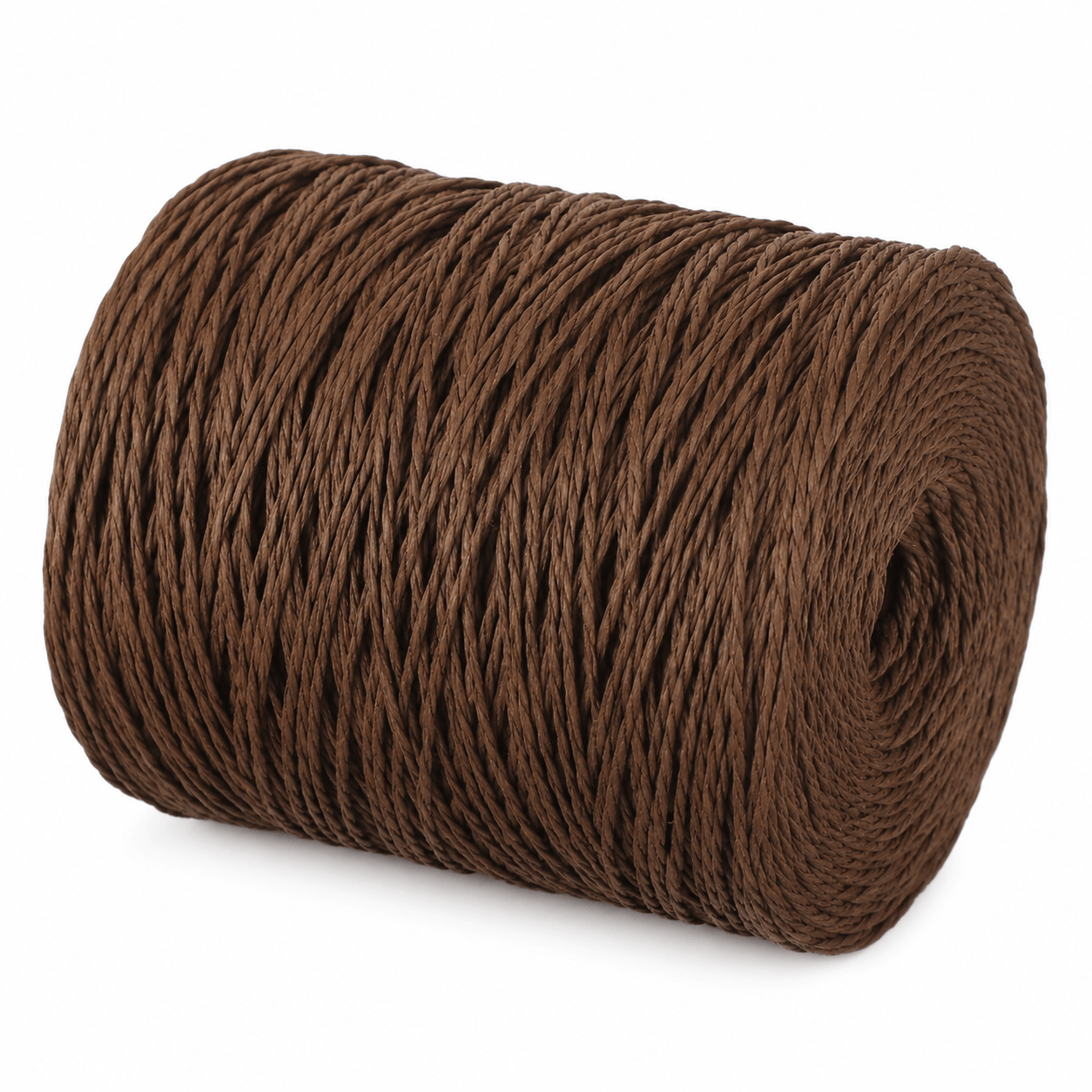 Gomitolo di RAFIA Ritorta - Colore: MARRONE - by LacariaRicami.Store