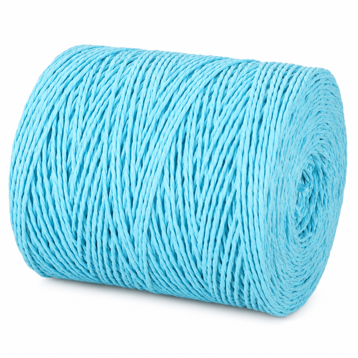 Gomitolo di RAFIA Ritorta - Colore: TURCHESE - by LacariaRicami.Store
