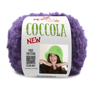 PELLICCIA Coccola New - MONDIAL - Colore: 823 - VIOLA - by LacariaRicami.Store