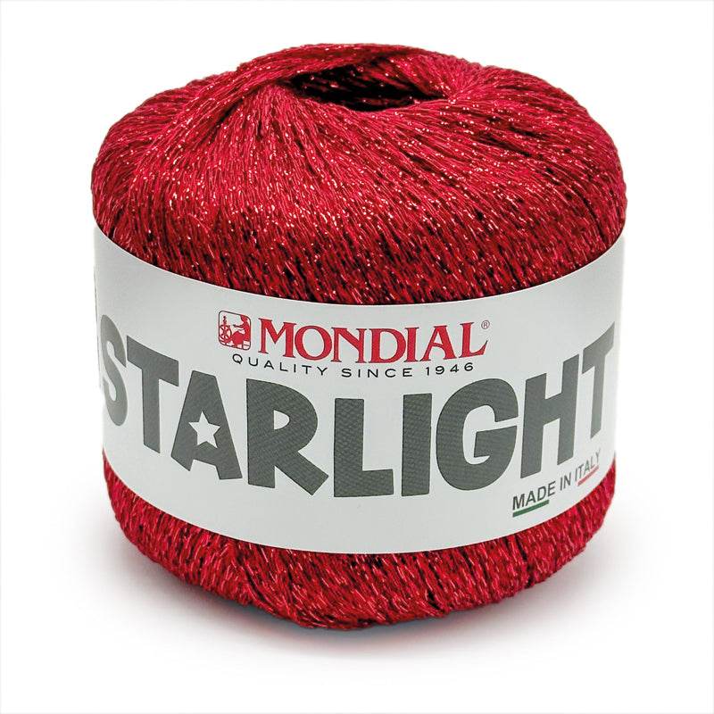 Catenella STARLIGHT - MONDIAL - 836 - ROSSO - LacariaRicami.Store