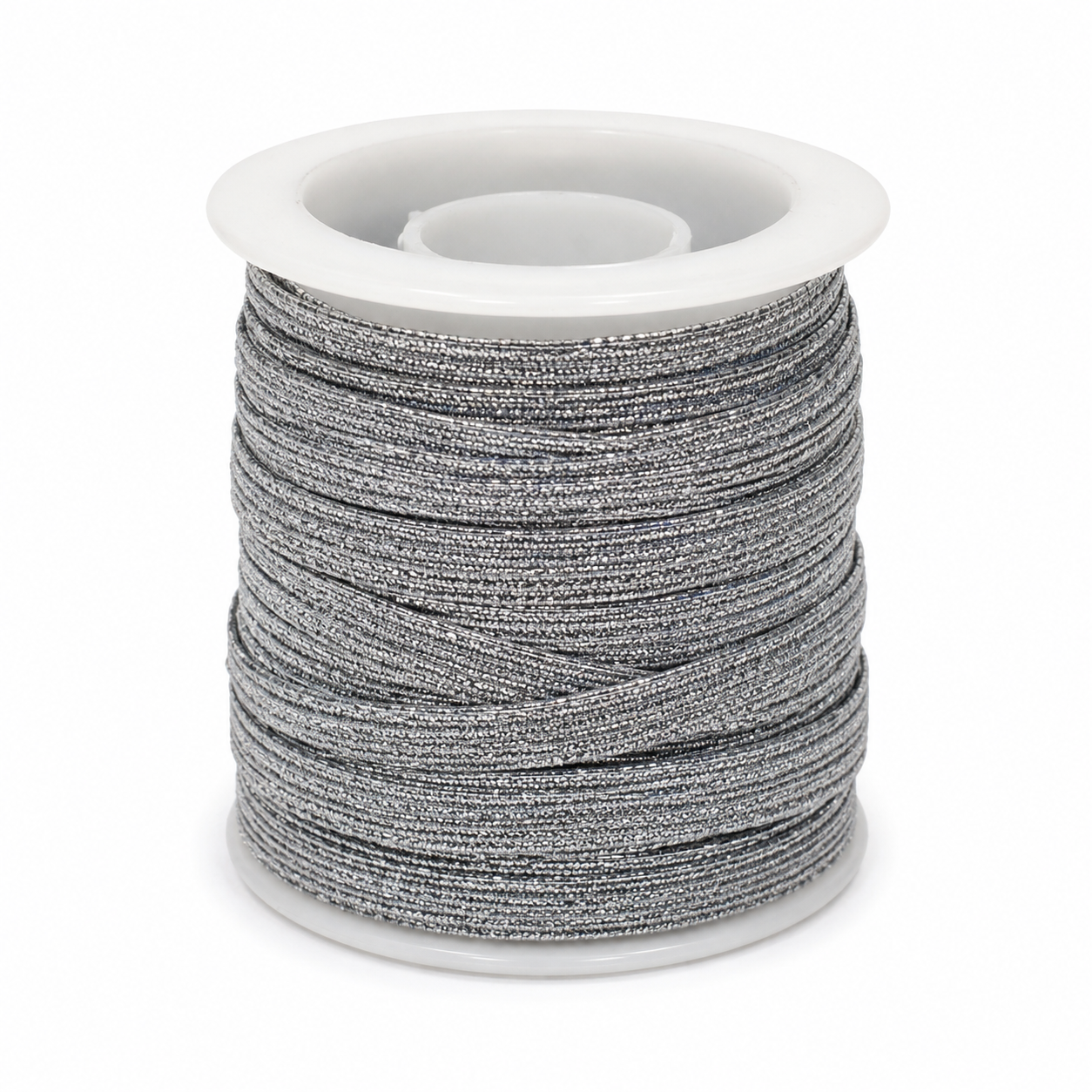 ELASTICO Piatto - Colore: 6mm (3 metri) - ARGENTO - by LacariaRicami.Store