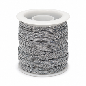 ELASTICO Piatto - Colore: 6mm (3 metri) - ARGENTO - by LacariaRicami.Store