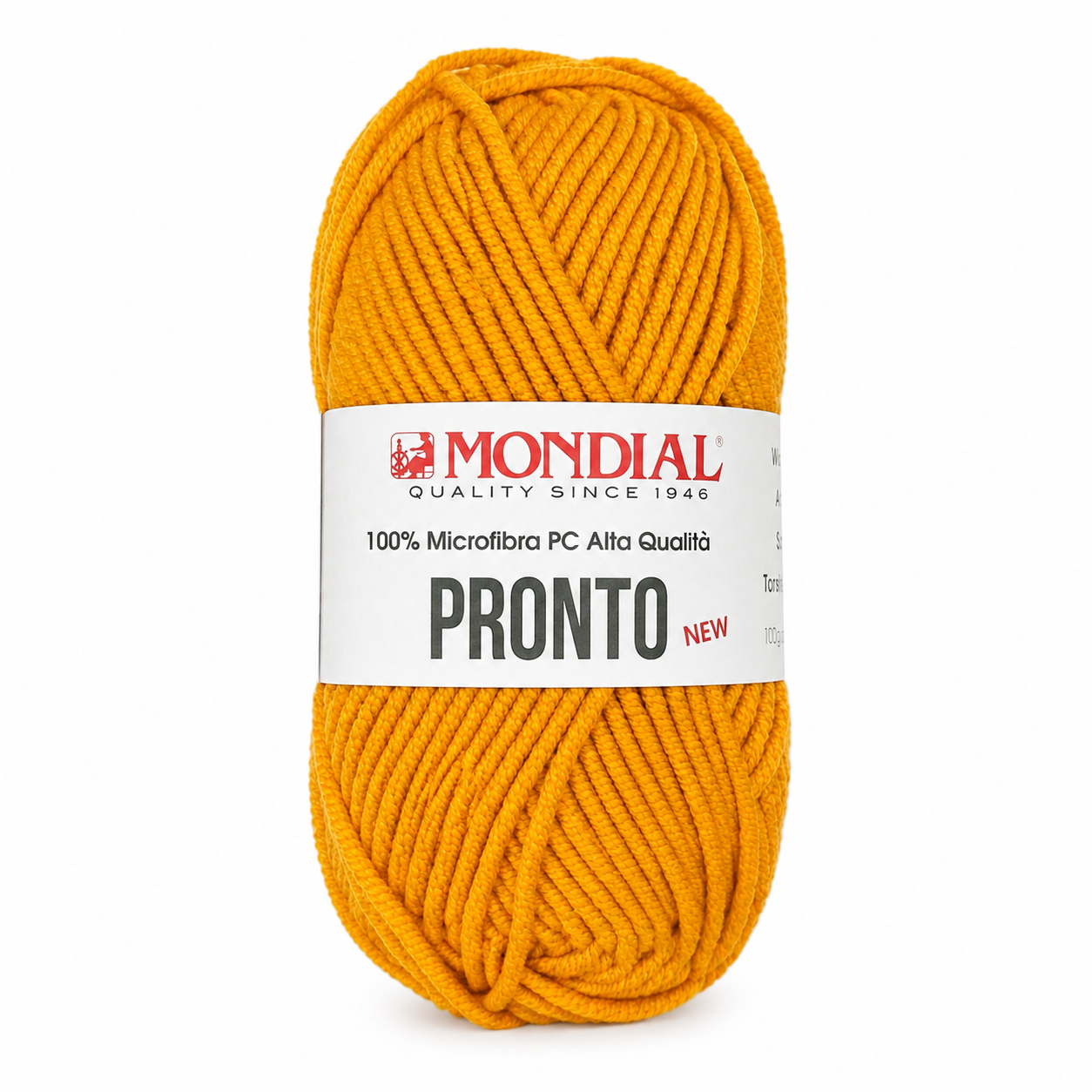 Lana PRONTO NEW - MONDIAL - Colore: 889 - MOSTARDA - by LacariaRicami.Store