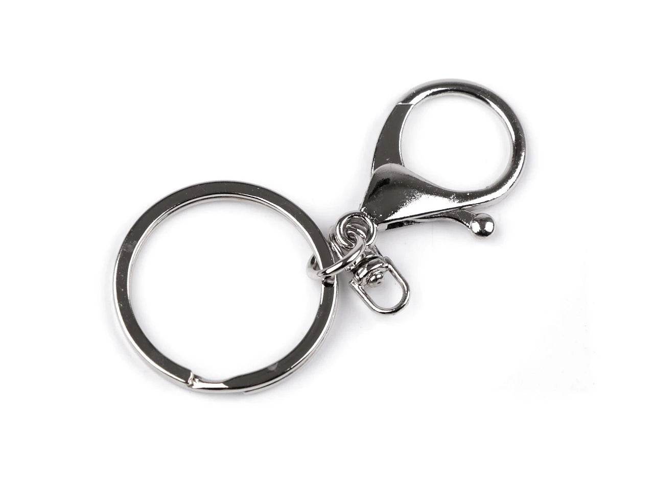 MOSCHETTONE Portachiavi Con Anello - - LacariaRicami.Store