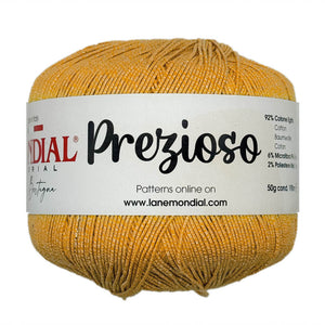 Cotone PREZIOSO - MONDIAL - Colore: 892 - GIALLO - by LacariaRicami.Store