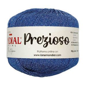 Cotone PREZIOSO - MONDIAL - Colore: 897 - BLU CINA - by LacariaRicami.Store