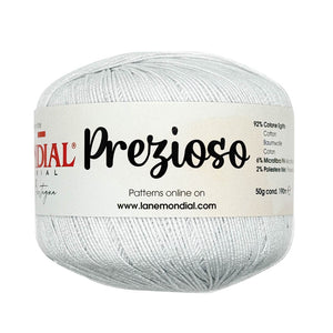 Cotone PREZIOSO - MONDIAL - Colore: 898 - BIANCO - by LacariaRicami.Store