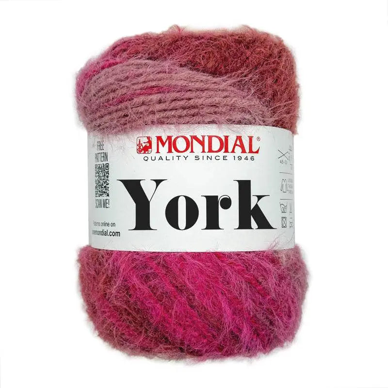 Lana YORK - MONDIAL - 904 - FUXIA/PANNA/SENAPE/VIOLETTO - LacariaRicami.Store