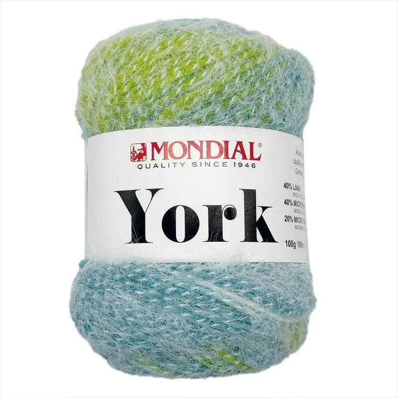 Lana YORK - MONDIAL - 906 - BLU/PANNA/AZZURRO/VERDINO - LacariaRicami.Store