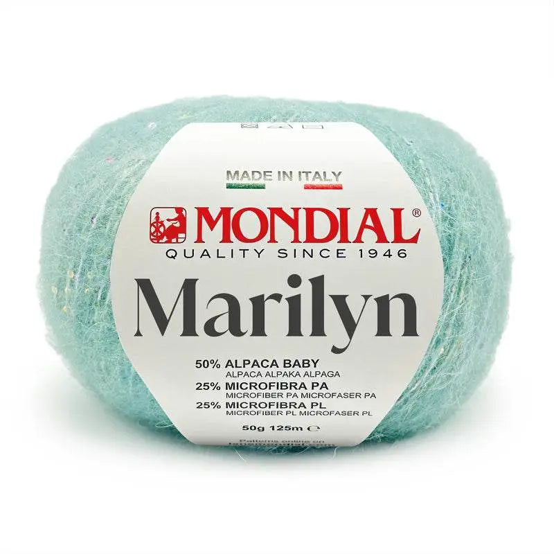 Lana MARILYN - MONDIAL - 917 - AZZURRO ACQUA - LacariaRicami.Store
