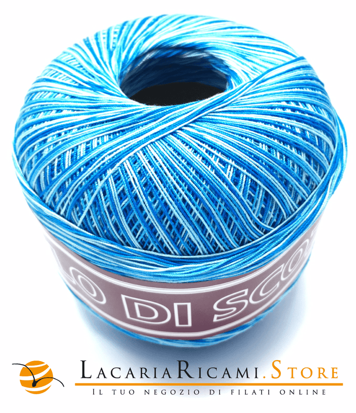 FILO DI SCOZIA "F.B." - 16 9199 - AZZURRO FORTE
