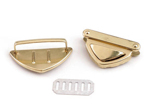 CHIUSURA a pulsante per BORSA - 27 x 42 mm - - LacariaRicami.Store