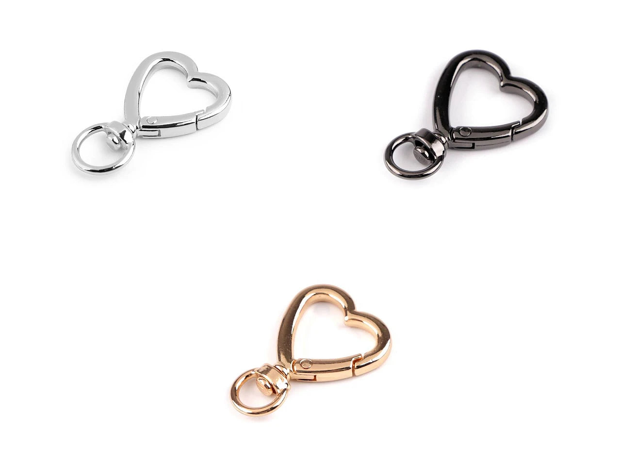 Moschettoni Con Aggancio CUORE 26x41 mm