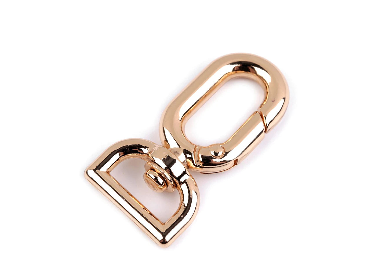 Moschettoni Con Aggancio GIREVOLE a Scatto 19x37 mm