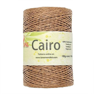 RAFIA Ritorta CAIRO - MONDIAL - 961 - BEIGE - LacariaRicami.Store