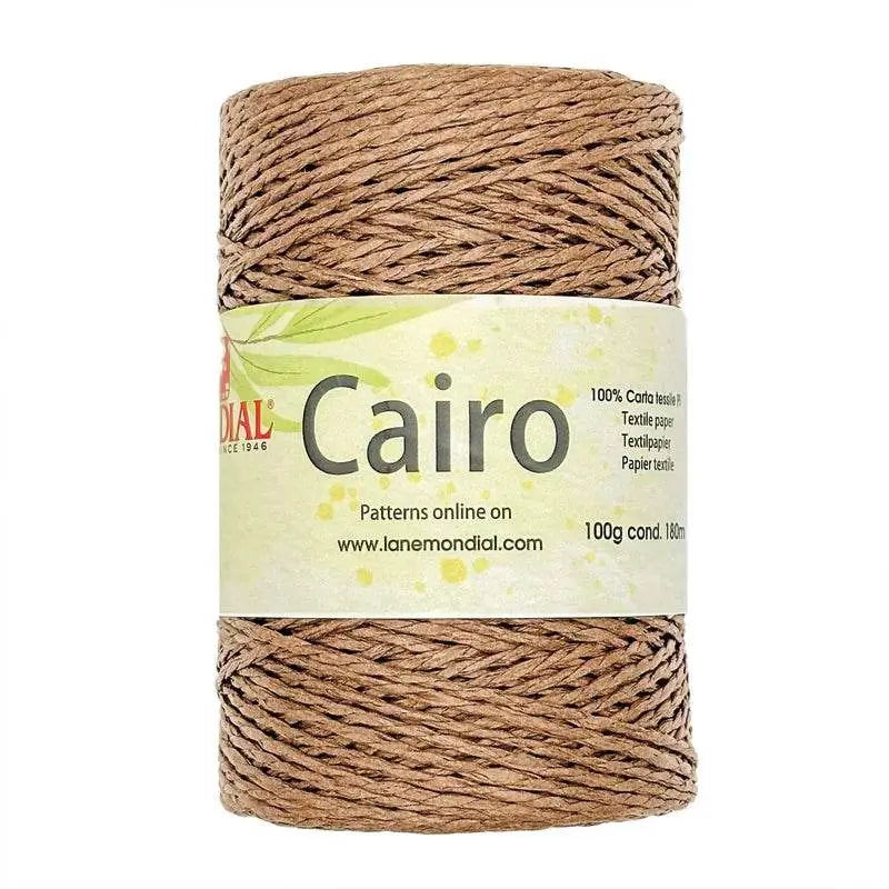 RAFIA Ritorta CAIRO - MONDIAL - 961 - BEIGE - LacariaRicami.Store
