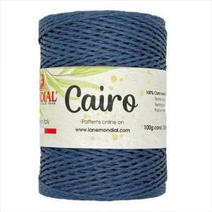 RAFIA Ritorta CAIRO - MONDIAL - 970 - BLU - LacariaRicami.Store