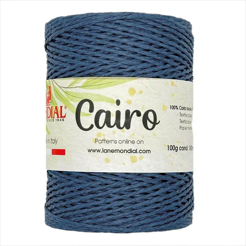 RAFIA Ritorta CAIRO - MONDIAL - 970 - BLU - LacariaRicami.Store