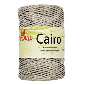RAFIA Ritorta CAIRO - MONDIAL - 972 - GRIGIO - LacariaRicami.Store