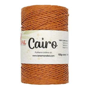 RAFIA Ritorta CAIRO - MONDIAL - 974 - MATTONE - LacariaRicami.Store