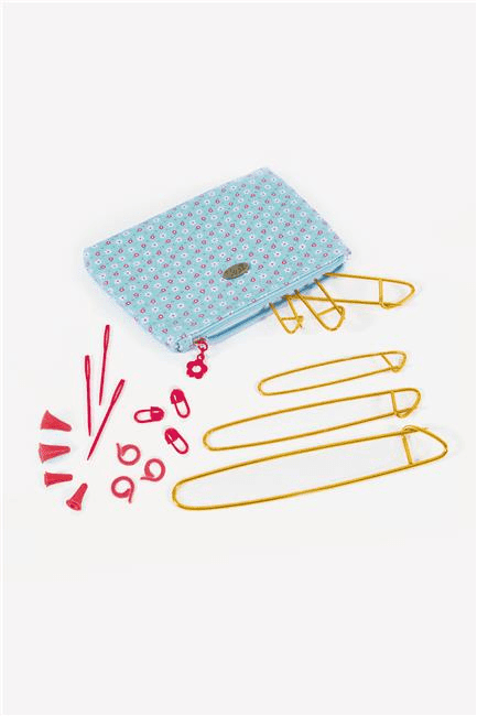 TROUSSE CON ACCESSORI PER MAGLIA - DMC - - LacariaRicami.Store