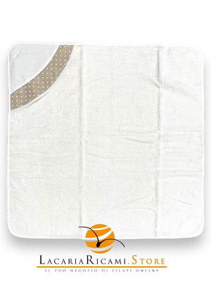 ACCAPPATOIO In Spugna con Tela Aida Ricamabile 75x75cm - - LacariaRicami.Store